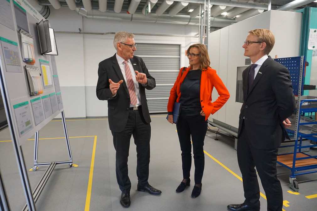 Besuch der Firma Aesculap in Tuttlingen im Rahmen der arbeitsmarktpolitischen Reise am 13. April 2018.