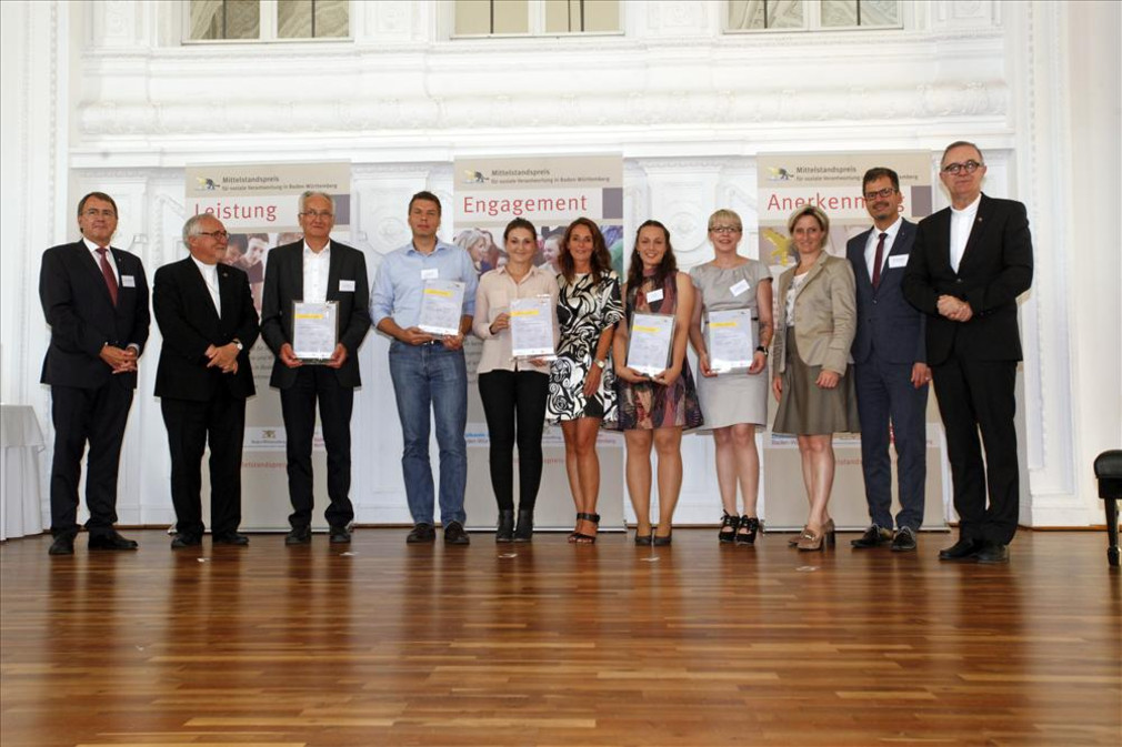 Verleihung des LEA-Mittelstandspreises am 4. Juli 2017
Beispielhafte Unternehmen der Kategorie 1 (unter 20 Mitarbeitende)