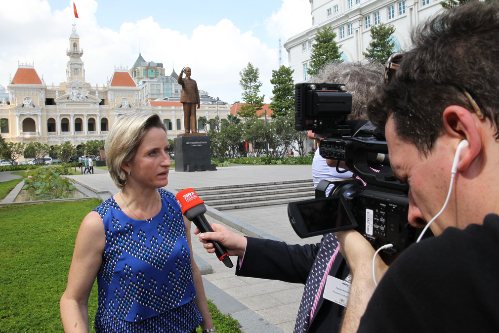 SWR-Fernseh-Interview mit Ministerin Hoffmeister-Kraut zu ihren ersten Eindrücken und Einschätzungen.