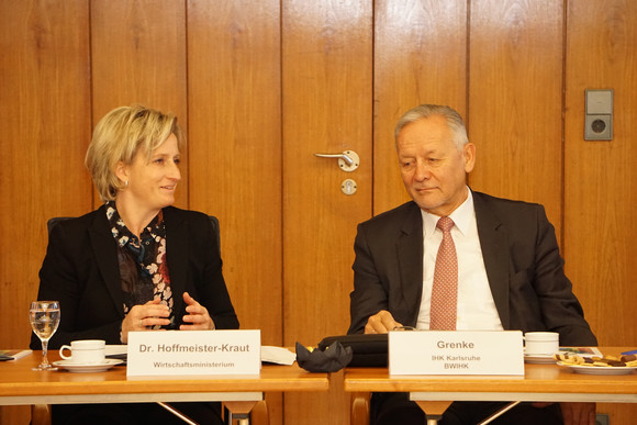 Gespräch mit den IHK-Spitzen am 6. November 2017