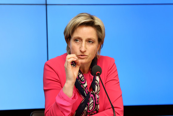 Pressekonferenz Künstliche Intelligenz und Forstreform Wirtschaftsministerin Nicole Hoffmeister-Kraut (Bild: Staatsministerium Baden-Württemberg)