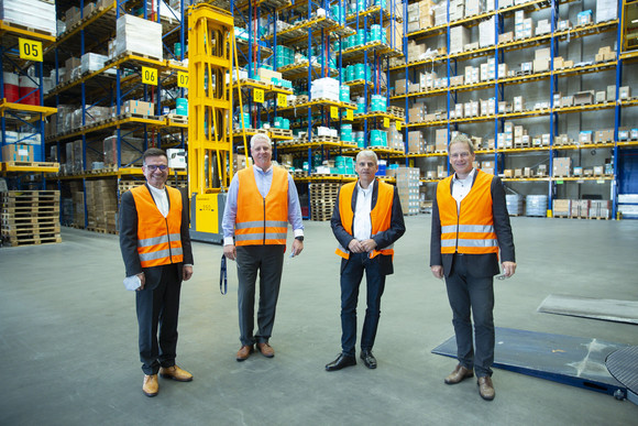 Besuch der Streck Transportges. mbH in Freiburg im Rahmen der Logistikreise am 13. Oktober 2021.