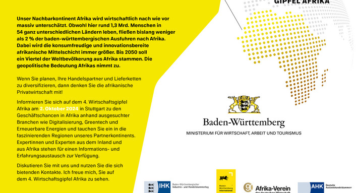 Aussenwirtschaft Wirtschaftsgipfel Afrika 2024