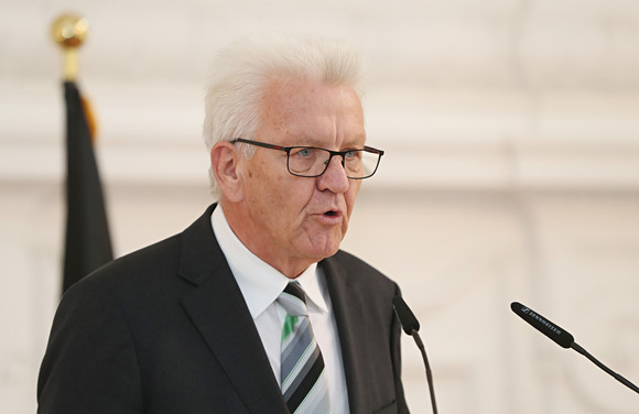 Festakt Würdigung des Widerstands gegen den Nationalsozialismus Ministerpräsident Winfried Kretschmann (Bild: Staatsministerium Baden-Württemberg)