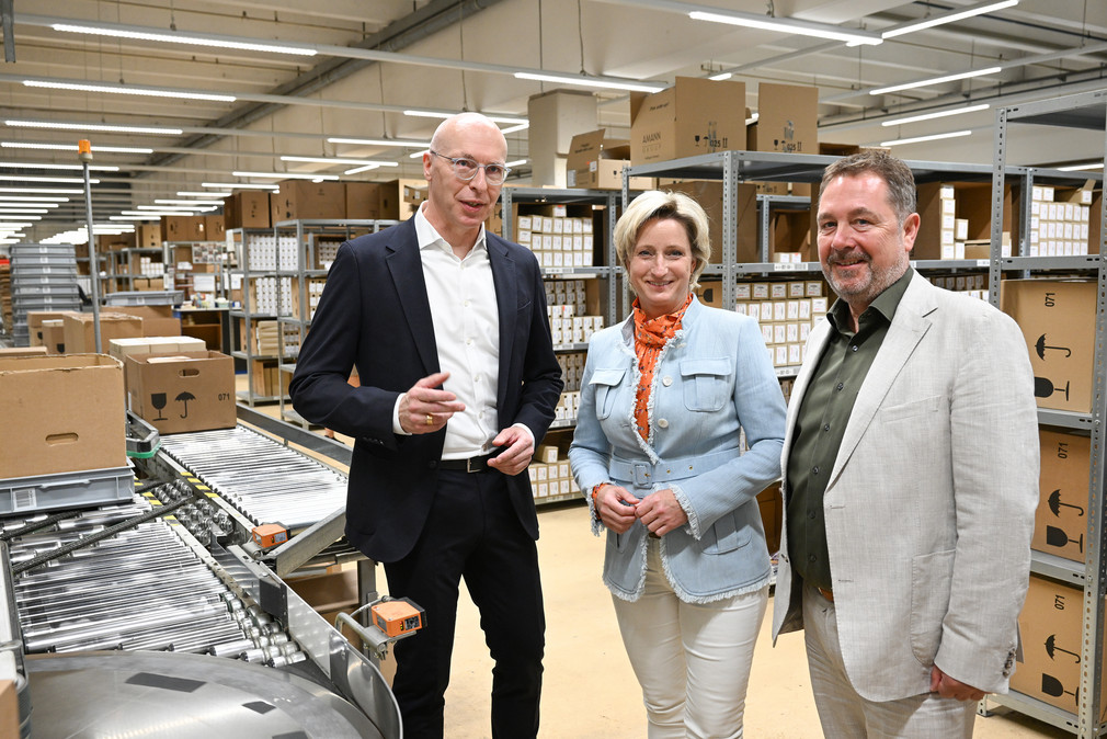 Arbeitsmarktpolitische Reise Weiterbildung - Textil-Firma Amann & Söhne in Bönnigheim