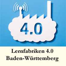 Banner zur Karte Lernfabriken 4.0 Baden-Württemberg