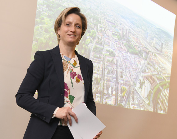 Wirtschaftsministerin Hoffmeister-Kraut in Zürich (© Sascha Baumann / all4foto.de)