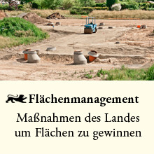 Banner zur Themenseite Flächenmanagement
