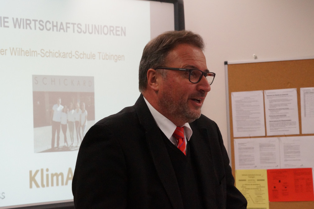 Besuch der Wilhelm-Shickard-Schule Tübingen im Rahmen der Kreisbereisung Tübingen am 7. Dezember 2017