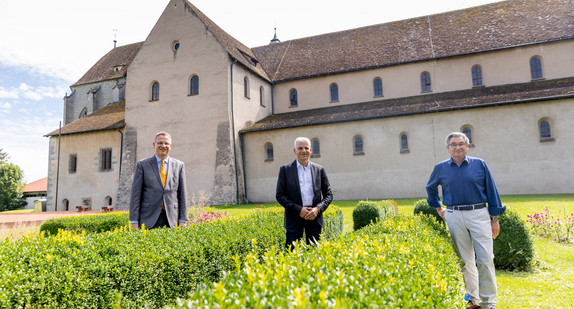 Besuch der durch das Land geförderten Klostergärten Reichenau und Austausch zum Thema UNESCO – Welterbestätten in Reichenau am 10. August 2021 im Rahmen der Tourismus-Sommerreise