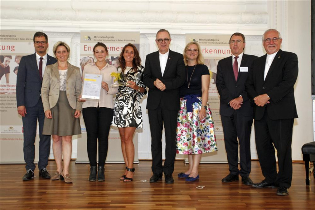 Verleihung des LEA-Mittelstandspreises am 4. Juli 2017
Preisträger der Kategorie 1 (unter 20 Mitarbeitende)