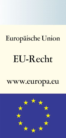Banner zum Portal der Europäischen Union, Unterseite EU-Recht