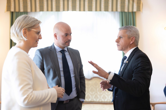 Delegationsreise Staatsssekretär Dr. Rapp auf Delegationsreise nach Slowenien Delegationsreise Slowenien