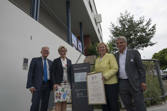 Urkundenübergabe UNESCO-Weltkulturerbe am 10. Juli 2017