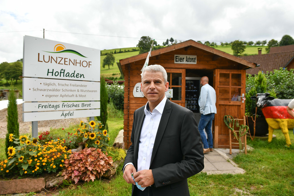 Besuch des Ferienbauernhof Lunzenhof in Oberharmersbach im Schwarzwald am 2. August 2021 im Rahmen der Tourismus-Sommerreise