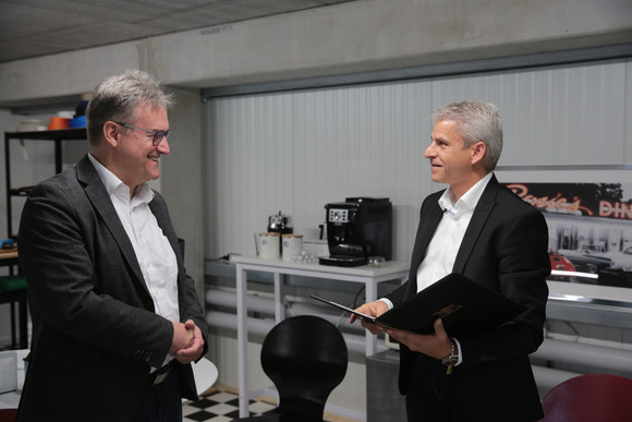 Besuch der Bootssattlerei Hildra GmbH in Bodmann-Ludwigshafen im Rahmen der Ausbildungsreise am 14. Oktober 2021.