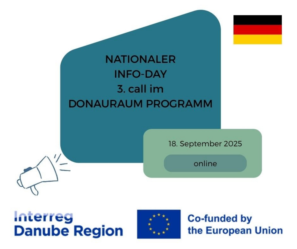  Online-Infotag zur 3. Ausschreibung im Interreg Donauraumprogramm