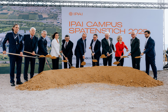 Antrittsbesuch Bundeskanzler Friedrich Merz besucht Baden-Württemberg Spatenstich für Europas größten KI-Innovationspark, dem IPAI CAMPUS in Heilbronn