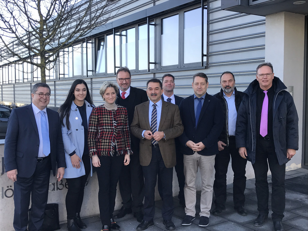 Besuch der Firma Joma-Polytec GmbH in Bodelshausen im Rahmen der Kreisbereisung Tübingen am 7. Dezember 2017