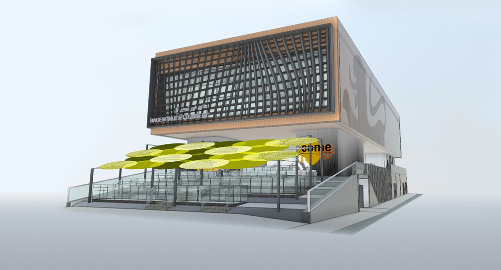 Grafischer Entwurf des Baden-Württemberg Hauses auf der Expo in Dubai