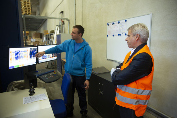 Besuch der Streck Transportges. mbH in Freiburg im Rahmen der Logistikreise am 13. Oktober 2021.