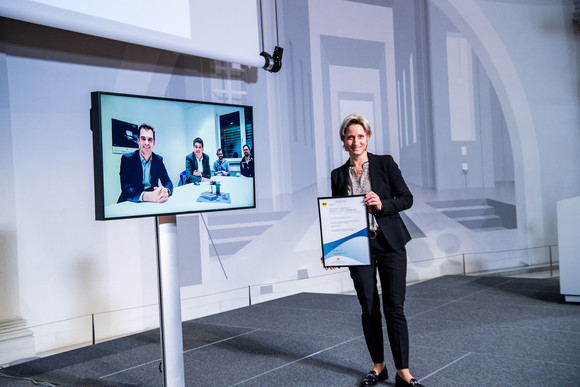 Auszeichnung Verleihung des Landes-Innovationspreises 2020 Innovationspreis 2020