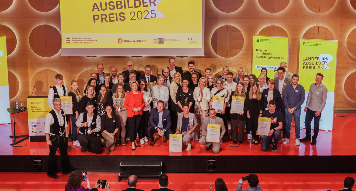 Verleihung Landesausbilderpreis 