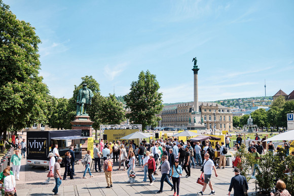 Mittelstand Image-Kampagne Mittelstand wird Megastand Mittel ist Mega