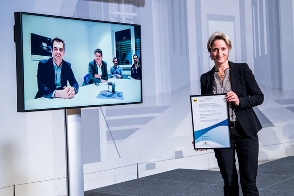 Auszeichnung Verleihung des Landes-Innovationspreises 2020 Innovationspreis 2020