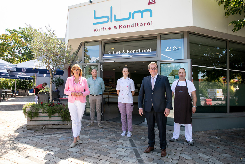 Besuch der Konditorei Blum in Mannheim im Rahmen der Ausbildungsreise