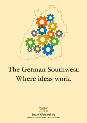 Titel der Broschüre The German Southwest: Where ideas work.