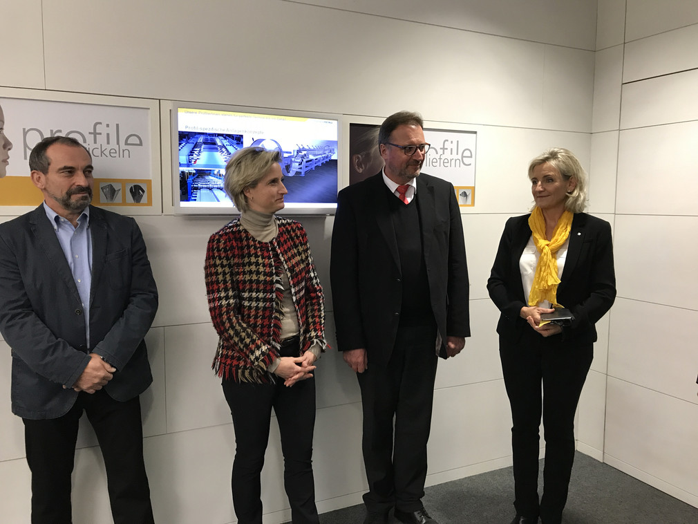 Besuch der Firma Profilmetall GmbH in Hirrlingen im Rahmen der Kreisbereisung Tübingen am 7. Dezember 2017
