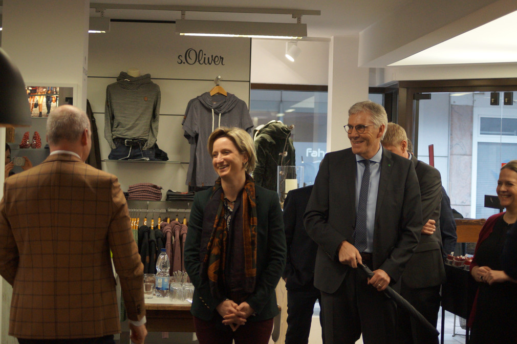 Besuch Modehaus Uwe Seeger in Altensteig im Rahmen der Kreisbereisung Calw am 15. März 2018