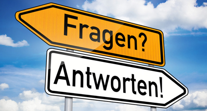 Wegweiser zu Fragen und Antworten