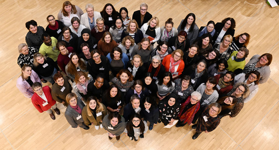 Gruppenbild mit den Teilnehmerinnen am Mentorinnenprgramm