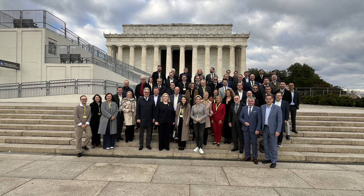 Delegationsreise USA Lincoln-Memorial 