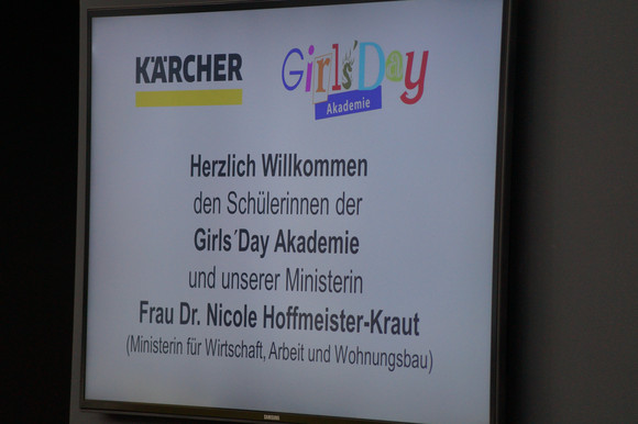 Girls Day Ministerin beim Girls´ Day Girls´ Day am 26. April 2018