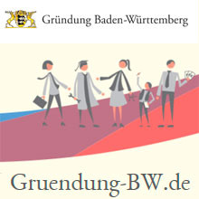 Banner zum Portal Gründung Baden-Württemberg