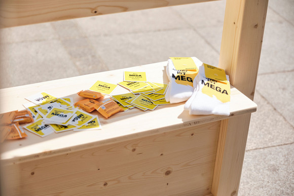 Mittelstand Image-Kampagne Mittelstand wird Megastand Mittel ist Mega