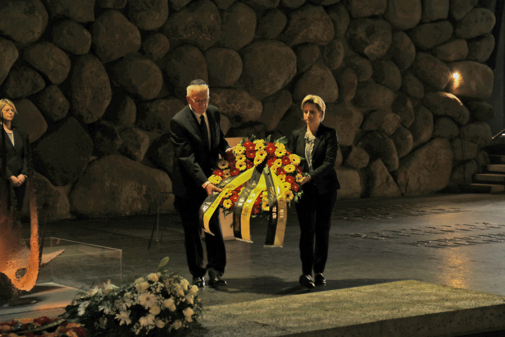 Ministerpräsident Winfried Kretschmann und Wirtschaftsministerin Dr. Nicole Hoffmeister-Kraut reisten am 26. März 2017 mit einer Wirtschafts- und Wissenschaftsdelegation nach Israel und in die Palästinensischen Gebiete.