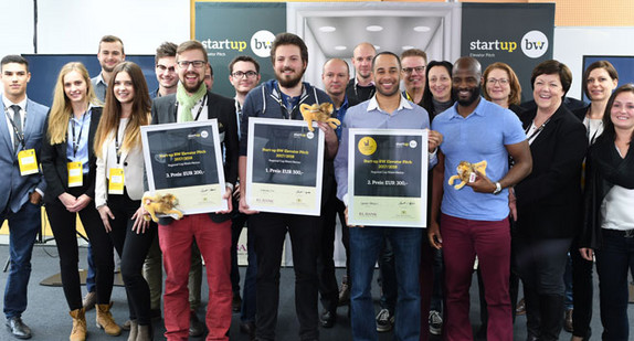 Gruppenfoto Elevator-Pitch Rhein-Neckar