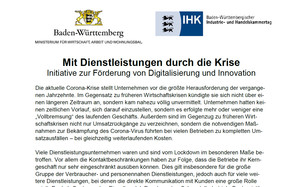 Positionspapier Mit Dienstleistungen Durch Die Krise Ministerium Fur Wirtschaft Arbeit Und Wohnungsbau Baden Wurttemberg