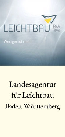 Banner zum Portal der Landesagentur für Leichtbau
