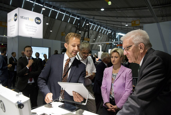 Start Up Gipfel der Landesregierung auf der Landesmesse Stuttgart