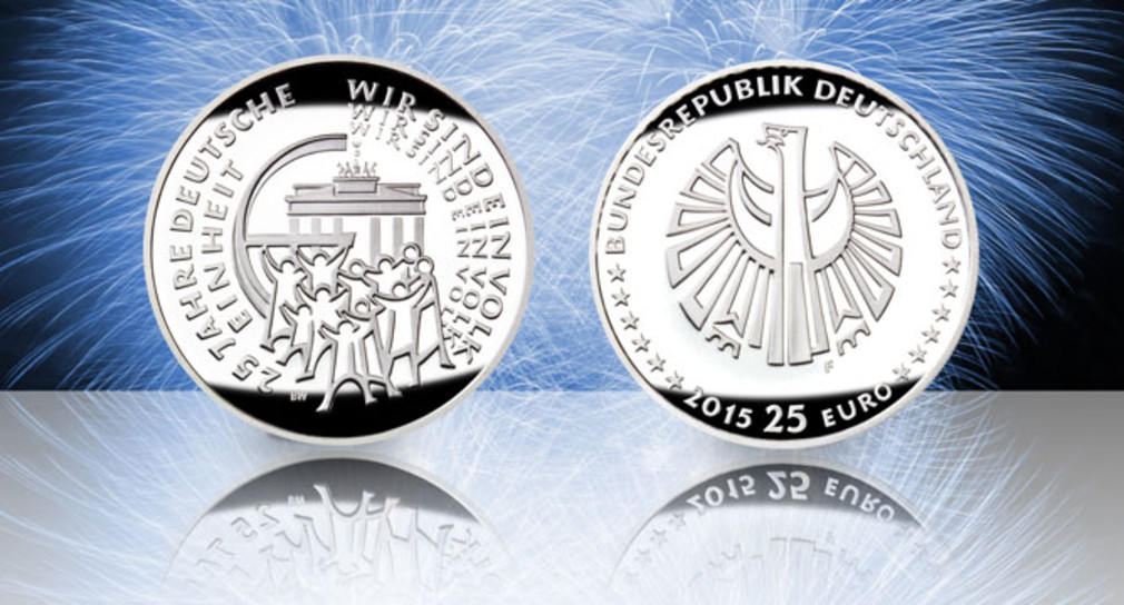 25 Euro-Sammlermünze „25 Jahre Deutsche Einheit“