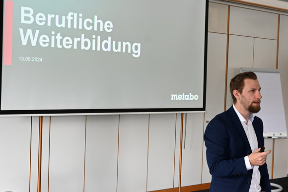 Arbeitsmarktpolitische Reise Weiterbildung - Firma Metabo in Nürtingen