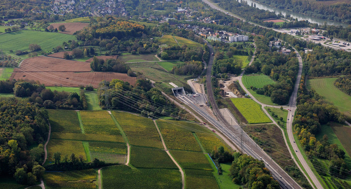 Katzenbergtunnel - Nordportal (Bild: Erhard Hehl/ Deutsche Bahn AG)