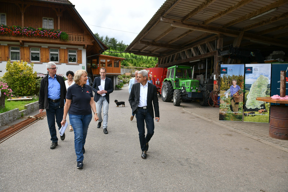 Besuch des Ferienbauernhof Lunzenhof in Oberharmersbach im Schwarzwald am 2. August 2021 im Rahmen der Tourismus-Sommerreise