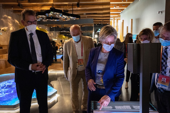 Besuch von Dr. Gerd Müller, Bundesminister für wirtschaftliche Zusammenarbeit und Entwicklung, im BW-Haus