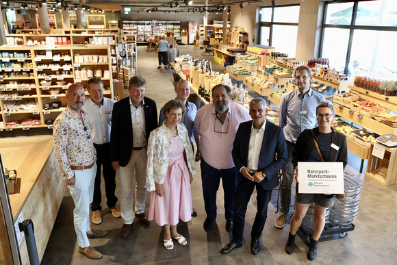 Gruppenbild im Regionalmarkt WÄLDER:Genuss im Südschwarzwald